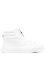 Givenchy baskets montantes à fermeture zippée - Blanc