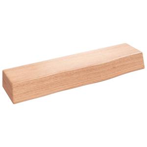 vidaXL Wandschap 40x10x6 cm behandeld massief eikenhout lichtbruin