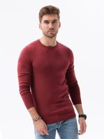 Ombre - heren sweater bordeaux-rood - E177 - thumbnail