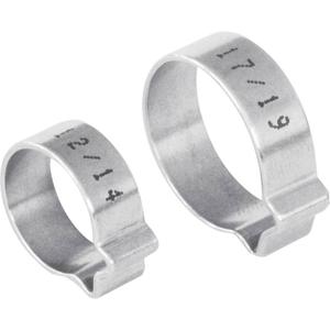 Norma NORMA Bevestigingsring met 1 oor 1107010016 Bundel-Ø (bereik) 14 tot 16 mm Zilver 1 stuk(s)