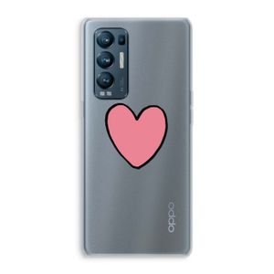 Hartje: Oppo Find X3 Neo Transparant Hoesje