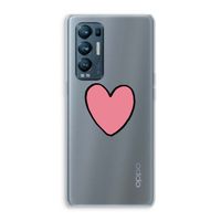 Hartje: Oppo Find X3 Neo Transparant Hoesje