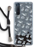 Poezen: Sony Xperia 5 II Transparant Hoesje met koord