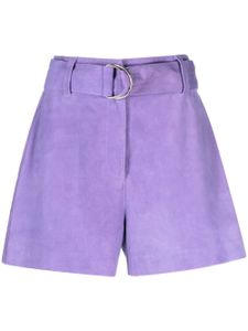 STAND STUDIO short en daim - Violet