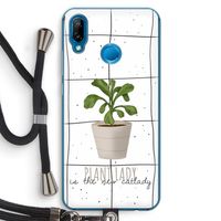 Kamerplant op vensterruit: Huawei P20 Lite Transparant Hoesje met koord