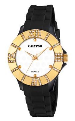Horlogeband Calypso K5649-5 Rubber Zwart