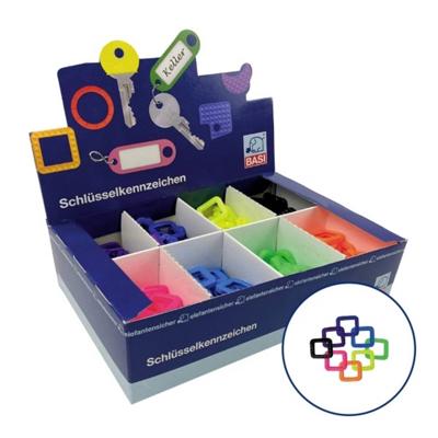 Basi 8560-9010 Sleutelclip 8-kleurig 1 set(s)