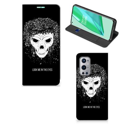 Mobiel BookCase OnePlus 9 Pro Skull Hair Mobiel BookCase OnePlus 9 Pro Skull Hair