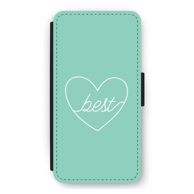Best heart pastel: iPhone 11 Flip Hoesje