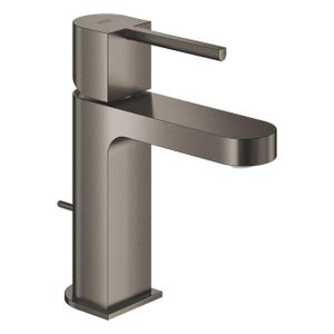 GROHE Plus waterbesparende wastafelkraan s-size met waste brushed hard graphite 32612AL3