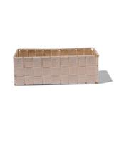 HEMA Mand Stof Beige 13x26x9 (beige)