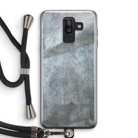 Grey Stone: Samsung Galaxy J8 (2018) Transparant Hoesje met koord