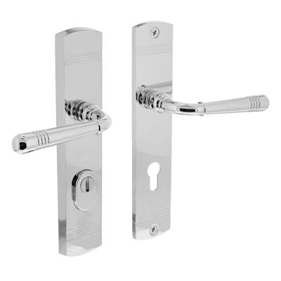 Intersteel achterdeurbeslag Helena PC72mm met kerntrekbeveiliging - chroom