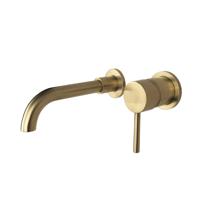 Inbouw Wastafelkraan Aqua Splash Colorato Incl. Inbouwdeel Geborsteld Goud Aqua Splash