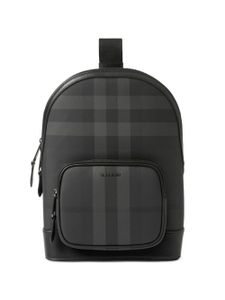 Burberry sacoche à motif Vintage Check - Noir