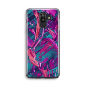 Pink Clouds: Samsung Galaxy J8 (2018) Transparant Hoesje