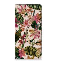 Xiaomi Redmi Note 13 Pro Plus Smart Cover Flowers - thumbnail