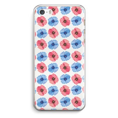 Klaproosjes: iPhone 5 / 5S / SE Transparant Hoesje