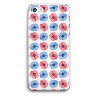 Klaproosjes: iPhone 5 / 5S / SE Transparant Hoesje