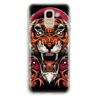Tiger and Rattlesnakes: Samsung Galaxy J6 (2018) Transparant Hoesje