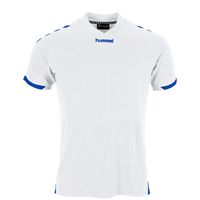 Hummel 110007 Fyn Shirt - White-Royal - XL