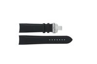 Horlogeband Tissot T600041083 Leder Zwart 23mm
