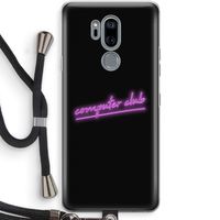 Vice Black: LG G7 Thinq Transparant Hoesje met koord