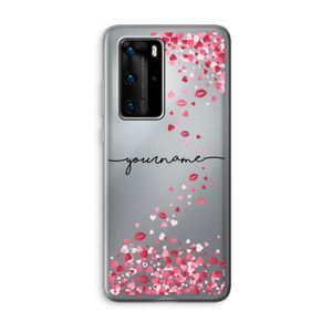 Hartjes en kusjes: Huawei P40 Pro Transparant Hoesje