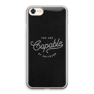 Capable: iPhone 8 Transparant Hoesje