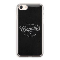 Capable: iPhone 8 Transparant Hoesje Capable: iPhone 8 Transparant Hoesje