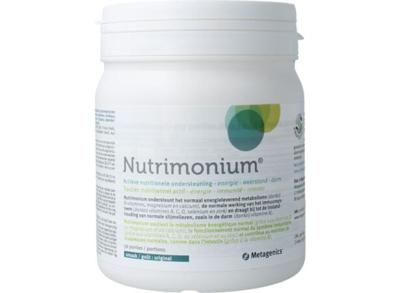 Metagenics Poeder Nutrimonium Original 409gr 410gr Metagenics Poeder Nutrimonium Original 409gr 410gr