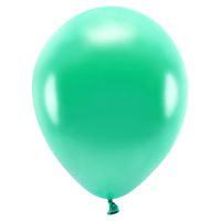 200x Groene ballonnen 26 cm eco/biologisch afbreekbaar - thumbnail