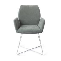 Jesper Home Misaki eetkamerstoel Breezy Blue cross white