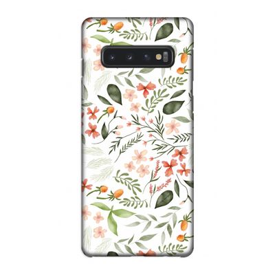 Sweet little flowers: Samsung Galaxy S10 4G Volledig Geprint Hoesje