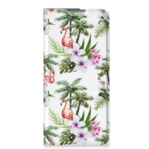 OPPO Find X5 Pro Hoesje maken Flamingo Palms