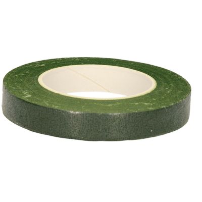 Bloementape - groen - zelfklevend - 27m x 1cm - bloemendraad/bloemistentape