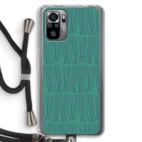 Swirls: Xiaomi Redmi Note 10S Transparant Hoesje met koord Swirls: Xiaomi Redmi Note 10S Transparant Hoesje met koord
