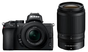 Nikon Z 50 + 16-50mm+ 50-250mm MILC 20,9 MP CMOS 5568 x 3712 Pixels Zwart