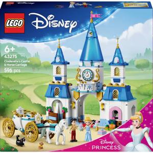 LEGO® DISNEY 43275 Cinderellas slot en paardenkoets