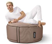 Poef Capri Big Chocolate - Weerbestendig - Bruin - Sit&Joy