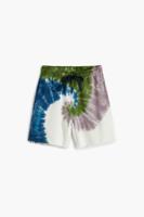 Tie-Dye katoenen korte broek - MATERIAL FINISHES - 3/4