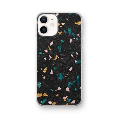 Terrazzo N°10: iPhone 12 mini Transparant Hoesje