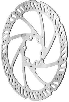 Tektro remschijf tr180-351 ø180mm centerlock zilver (werkplaatsverpakking)
