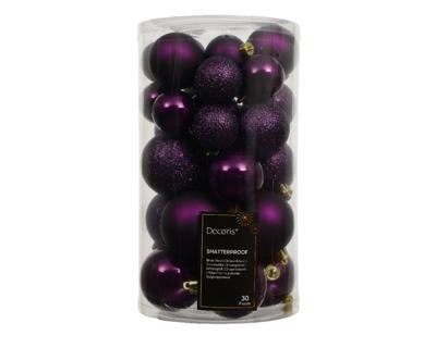 30 onbreekbare kerstballen mixkoker vijg