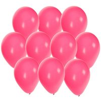 30x stuks Roze party ballonnen 27 cm - thumbnail