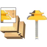 1/4 x 2 Shank houtbewerking 45 graden Engagement Tenon Cutter Blade rechte hoek accessoires mes houtbewerking Tools