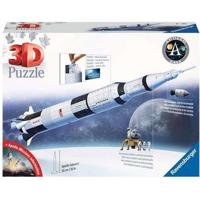 3D Puzzel Saturn V ruimteraket - Ravensburger - 440 stukjes - NASA - Vanaf 8 jaar