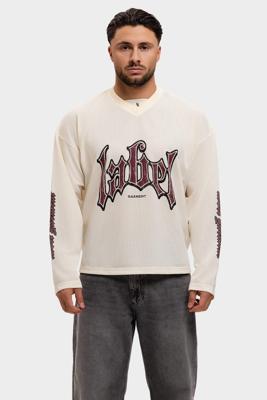 Label Garment Jersey Longsleeve Heren Beige - Maat XL - Kleur: Beige | Soccerfanshop