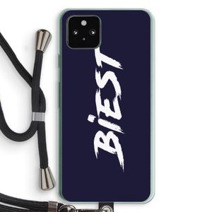 Biest: Pixel 5a 5G Transparant Hoesje met koord