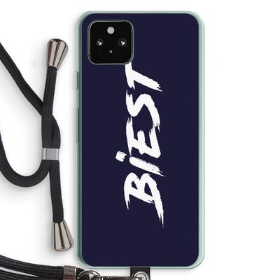 Biest: Pixel 5a 5G Transparant Hoesje met koord